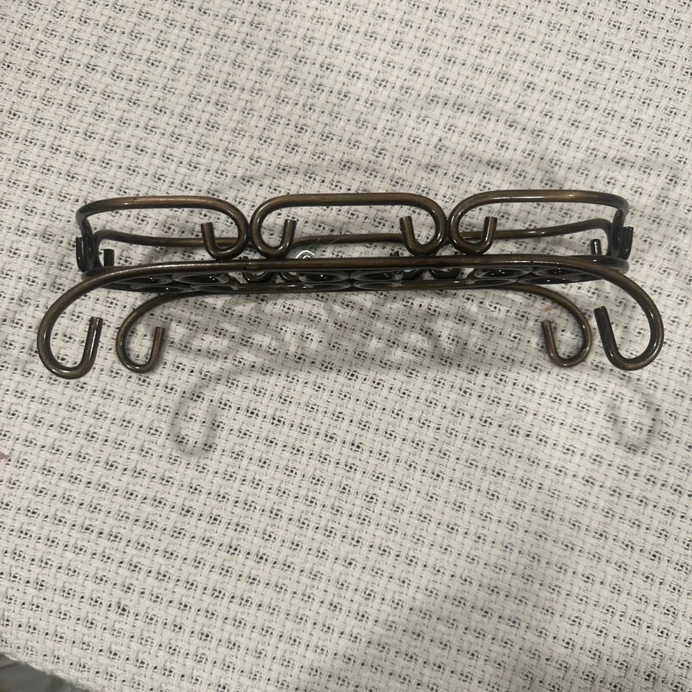 Metal Scrollwork Soap Holder Home Bronze Ornate‎ Vintage Victorian Decor Vanity